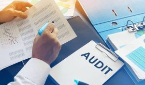 A medical compliance expert discussing QMSR audit questions and documentation with a medical device manufacturer.